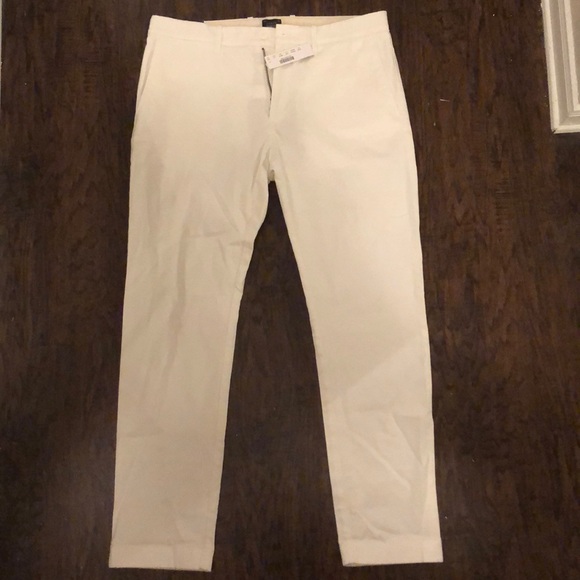 J. Crew 484 Stretch Chino Pants - White. Sz 32x30.